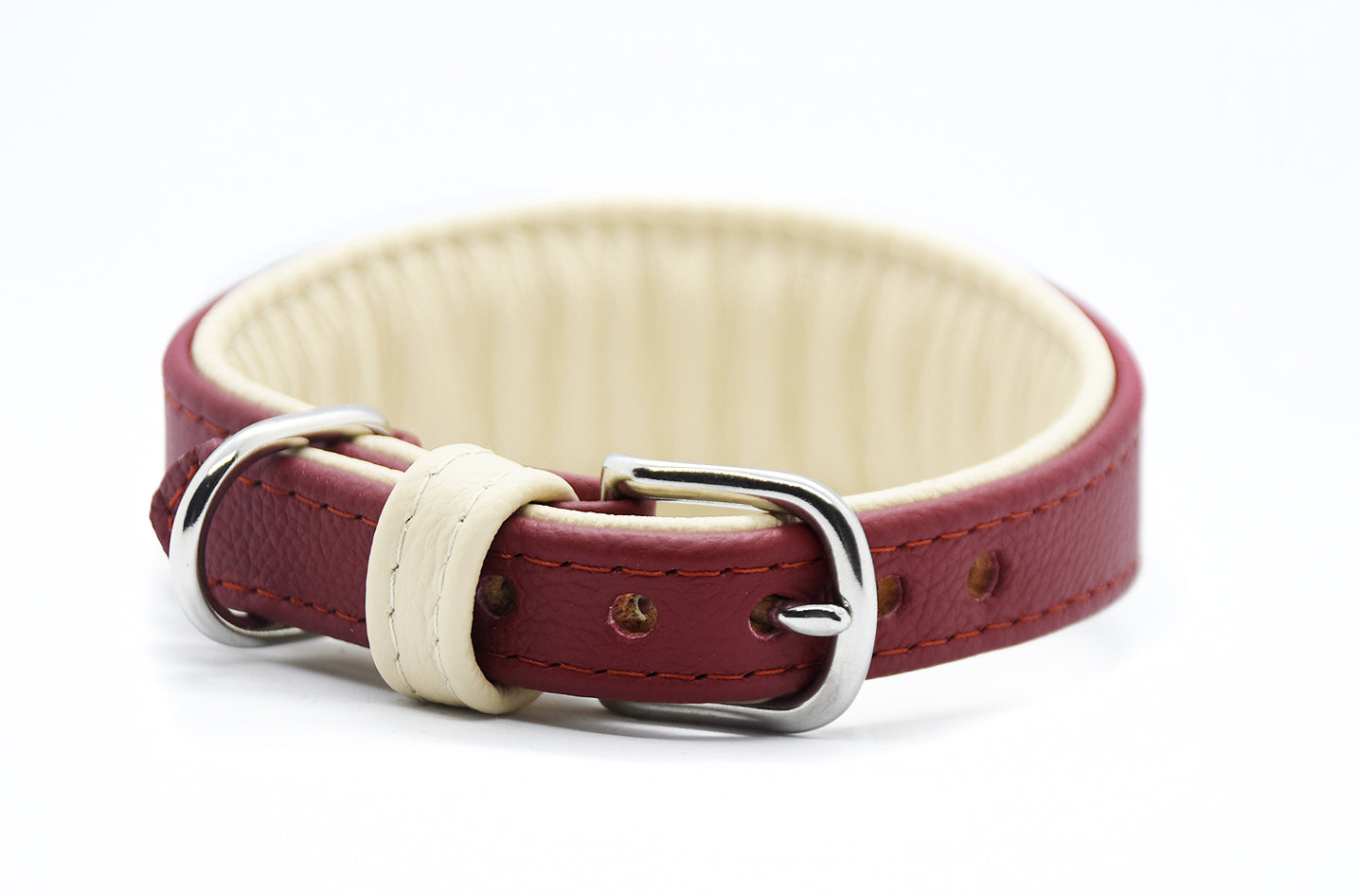 BASIC Windhundhalsband 𝗸𝗼𝗻𝗳𝗶𝗴𝘂𝗿𝗶𝗲𝗿𝗯𝗮𝗿・Bio- Nappaleder