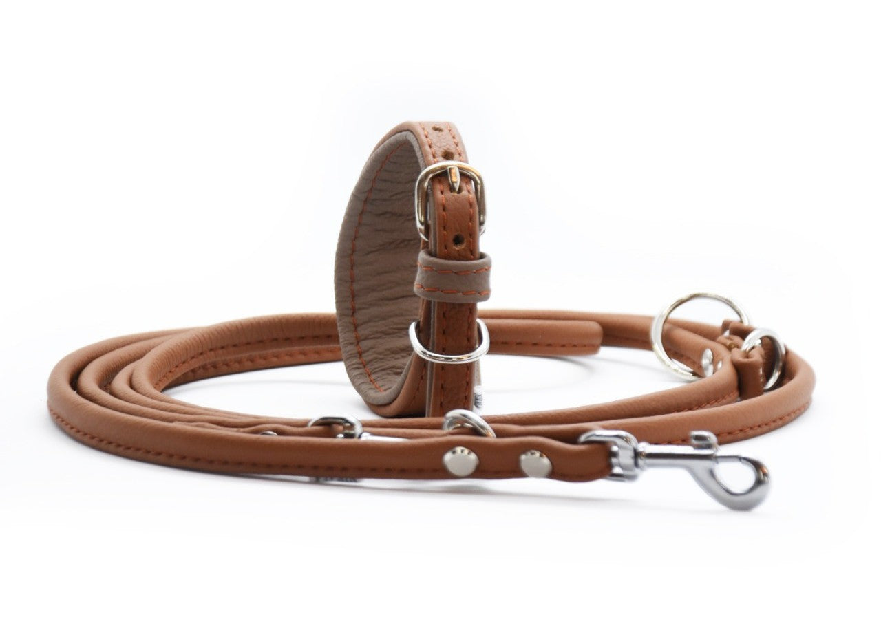 MINI Set 𝗸𝗼𝗻𝗳𝗶𝗴𝘂𝗿𝗶𝗲𝗿𝗯𝗮𝗿・Halsband und Leine
