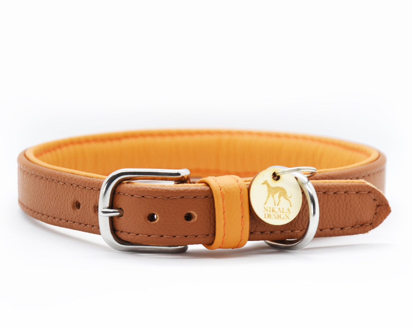 BASIC Hundehalsband 𝗸𝗼𝗻𝗳𝗶𝗴𝘂𝗿𝗶𝗲𝗿𝗯𝗮𝗿・Bio-Nappaleder
