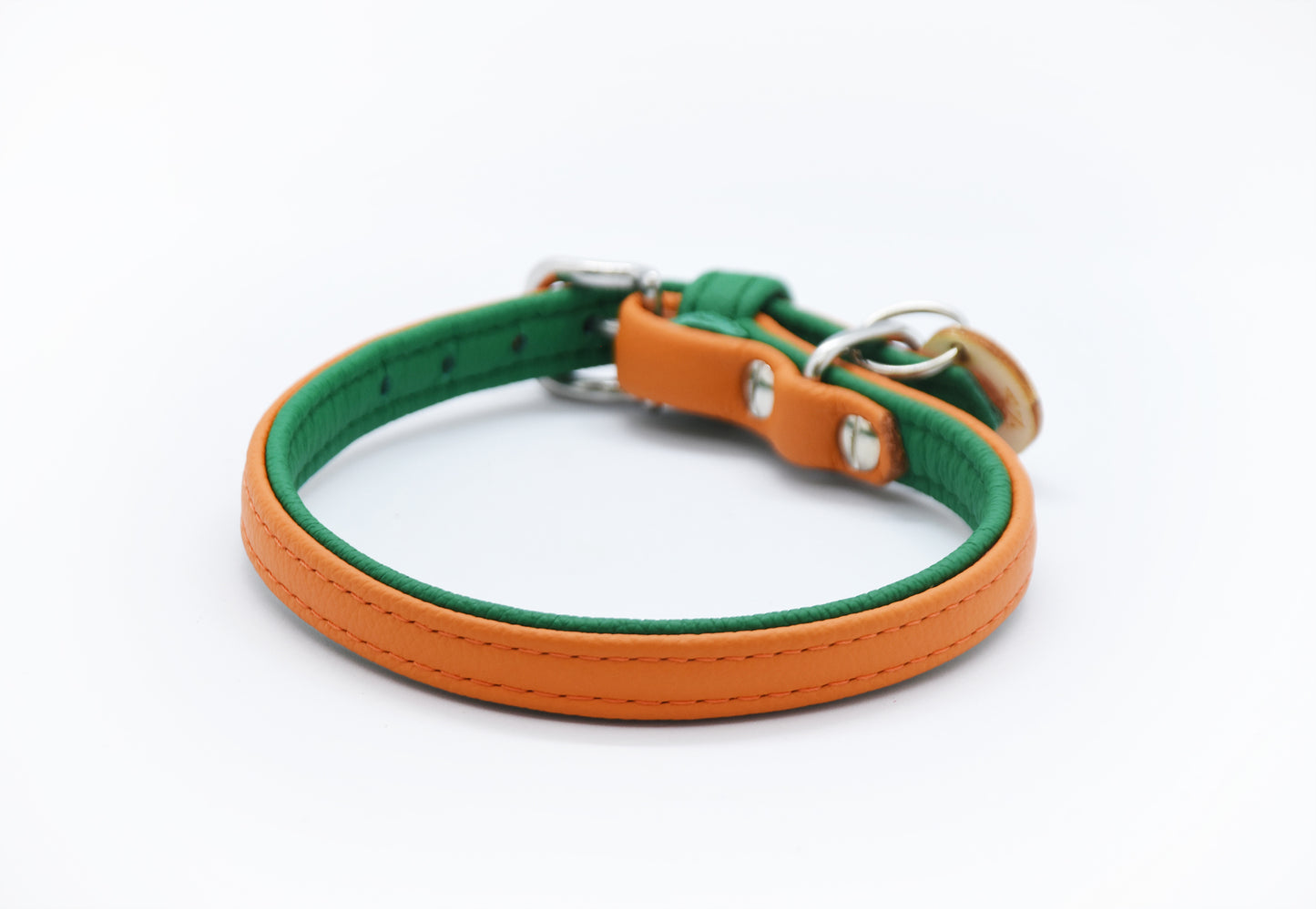 BASIC Hundehalsband 𝗸𝗼𝗻𝗳𝗶𝗴𝘂𝗿𝗶𝗲𝗿𝗯𝗮𝗿・Bio-Nappaleder