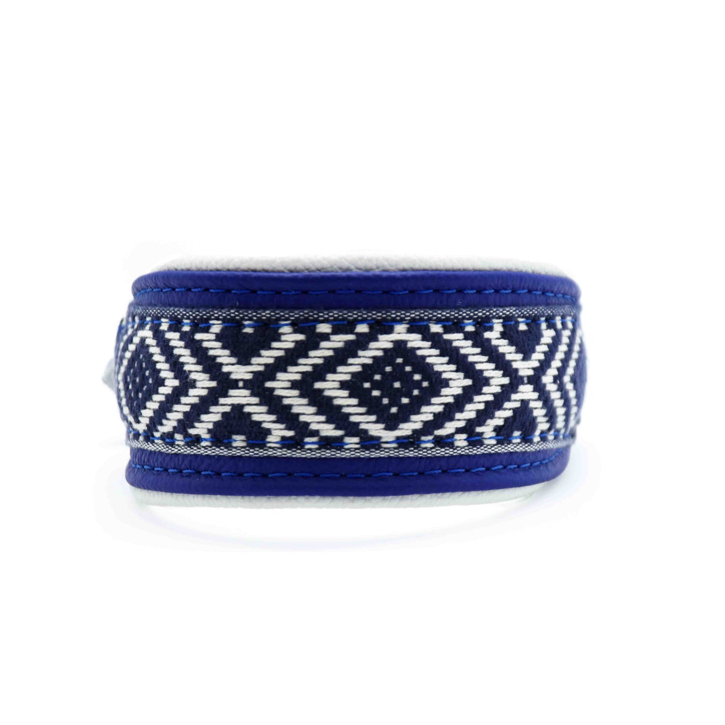 Halsband BORTE • Windhund • leicht • Schmuckhalsband blue