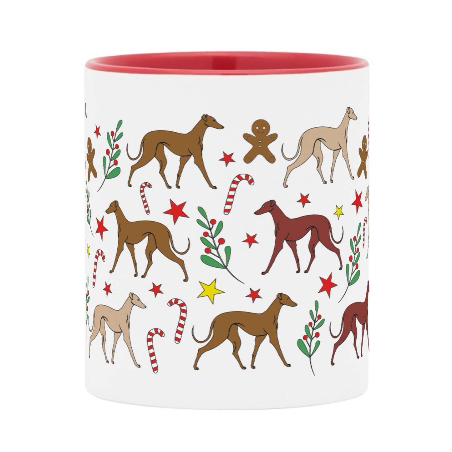 Tasse Windhund • Weihnachten