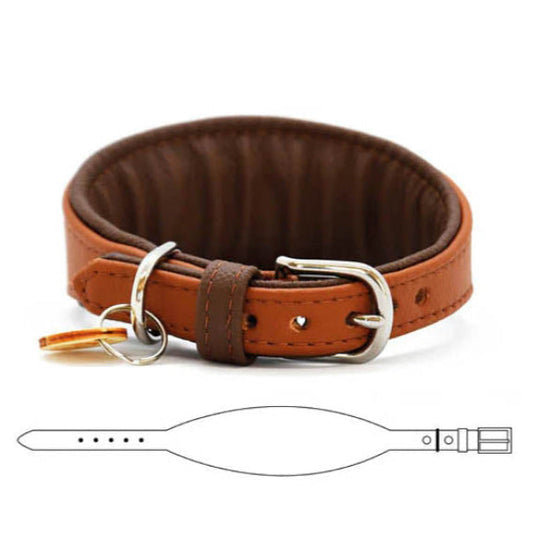 BASIC Windhundhalsband 𝗸𝗼𝗻𝗳𝗶𝗴𝘂𝗿𝗶𝗲𝗿𝗯𝗮𝗿・Bio- Nappaleder