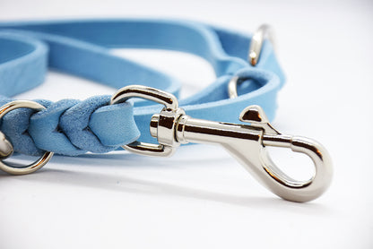 gepolstertes Lederhalsband für Windhunde im Set und Lederleine