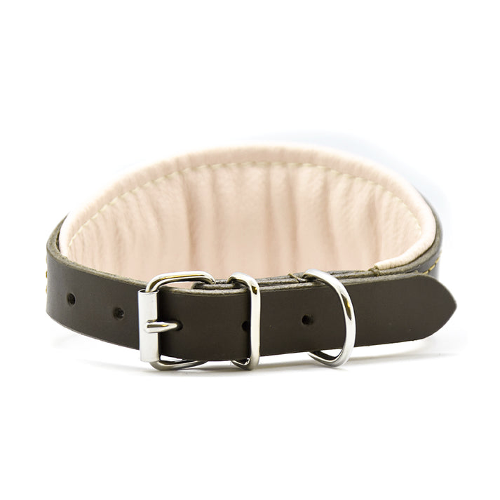 LINEA Halsband aus Geschirrleder für Hunde