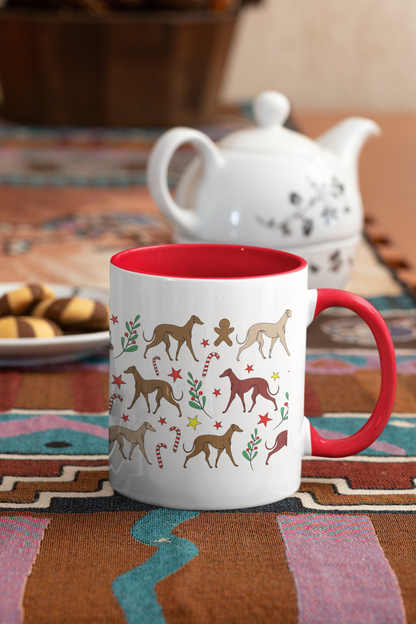 Tasse Windhund • Weihnachten