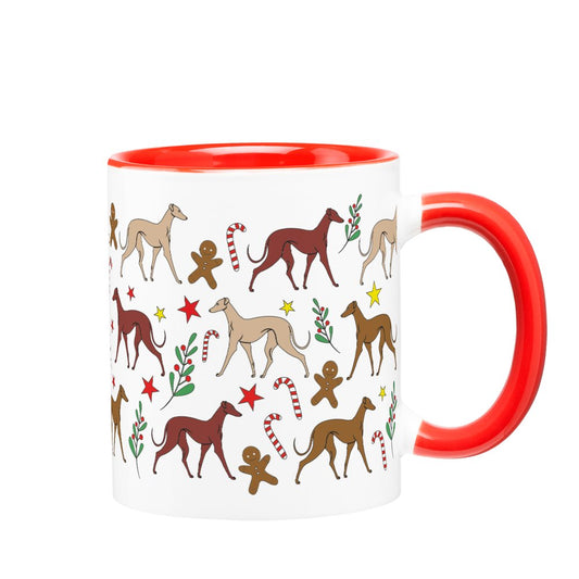 Tasse Windhund • Weihnachten