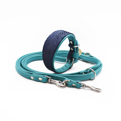 LACHSLEDER Halsband・exklusiv・Windhund